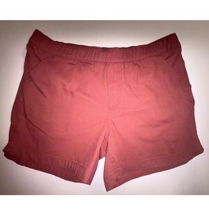 Carhartt Womens Relaxed Fit Shorts Size L 12-14 Red Canvas Utility